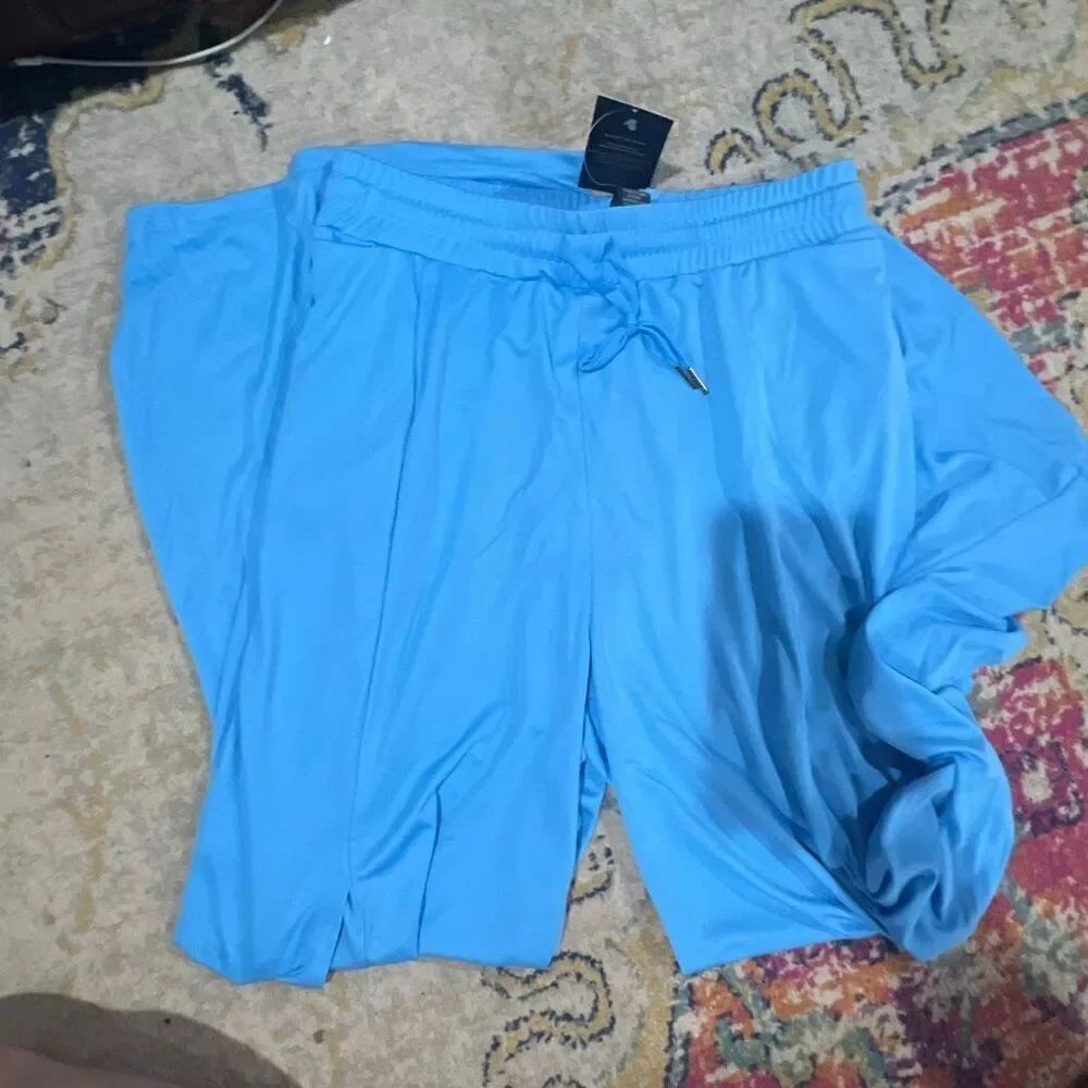 Maison Misfits 15 Split Leg Pants – Lake Blue (Size S, 30” Inseam)